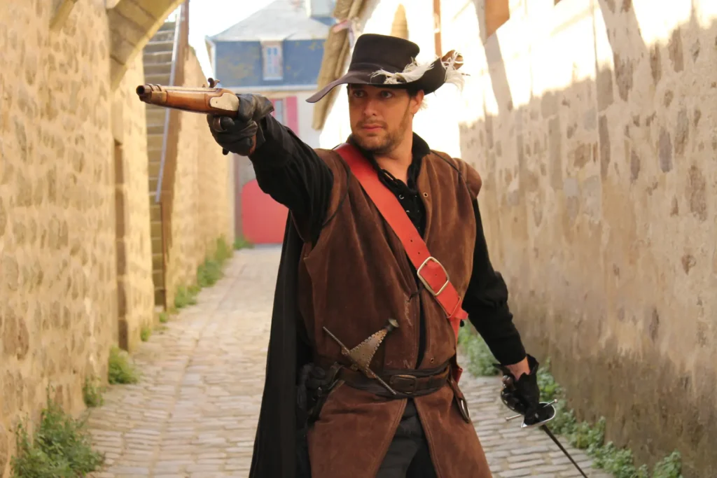 festival citadelle en fête - port louis bretagne - photos passdarm - escrime de spectacle - spectacle d'escrime artistique - costumes - passdarm 2018