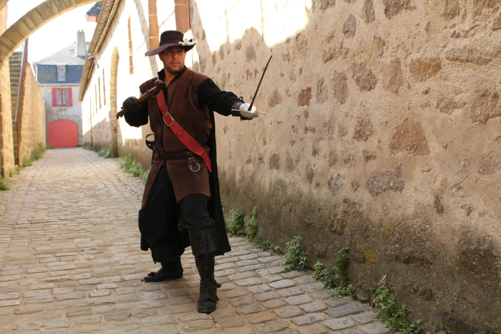 festival citadelle en fête - port louis bretagne - photos passdarm - escrime de spectacle - spectacle d'escrime artistique - costumes - passdarm 2018