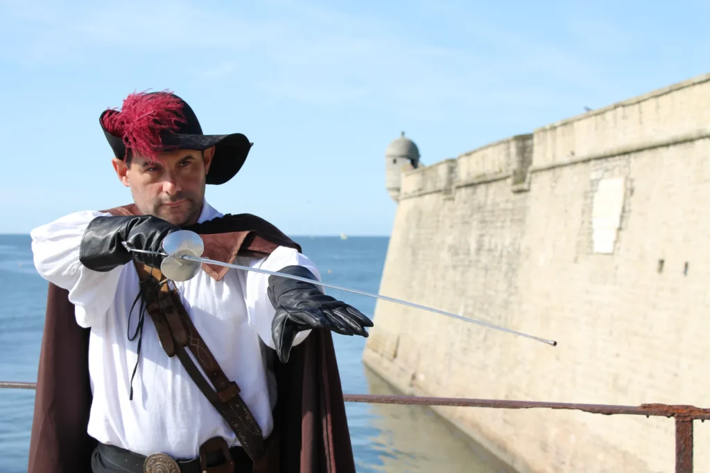 festival citadelle en fête - port louis bretagne - photos passdarm - escrime de spectacle - spectacle d'escrime artistique - costumes - passdarm 2018